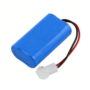 The portable Dvd player is rechargeable with an 18650 battery pack and a 7.4-volt lithium-ion battery