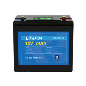 Power supply deep cycle cylindrical lithium-ion battery LiFePO4 12V 24Ah electric scooter solar system UPS