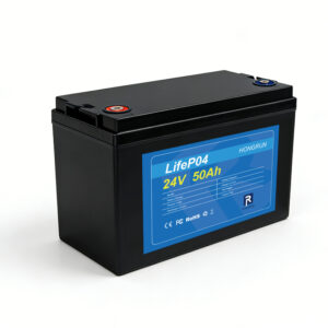 Solar-rechargeable high-quality BMS LFP 24V 50Ah high-capacity Lifepo4 lithium-ion battery
